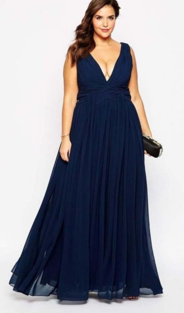 Moda anti-idade: 25 modelos de vestido de festa azul
