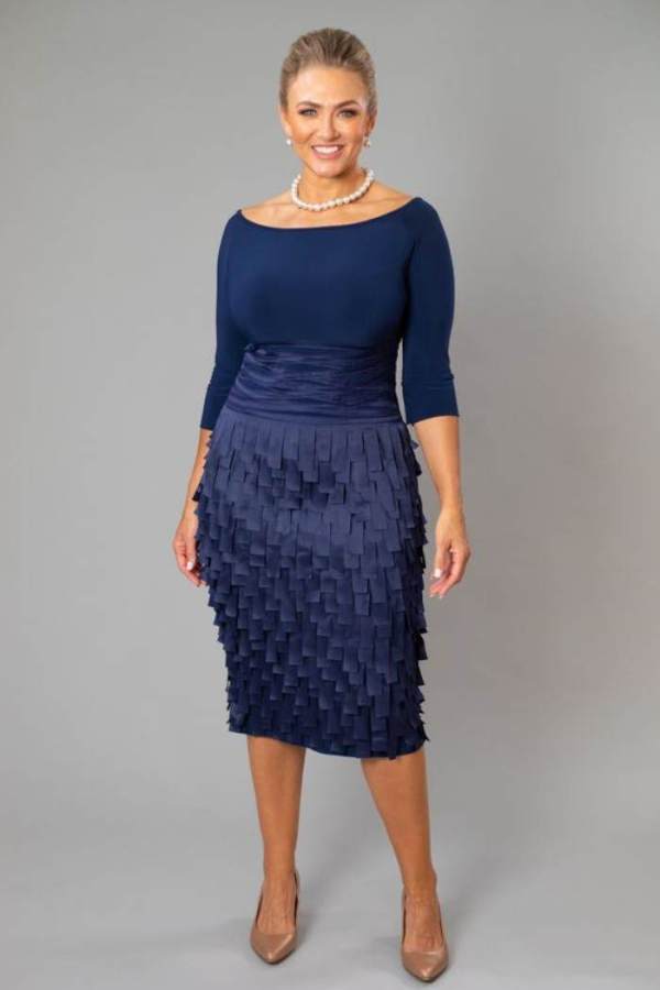Moda anti-idade: 25 modelos de vestido de festa azul