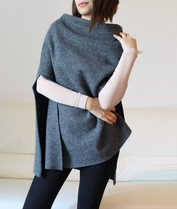 Moda anti-idade: Aqueça-se com um poncho no inverno