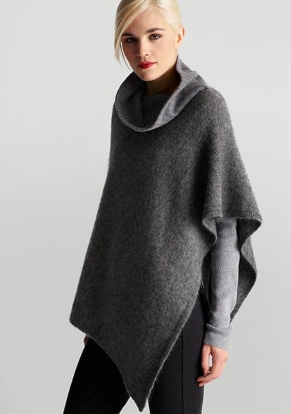 Moda anti-idade: Aqueça-se com um poncho no inverno