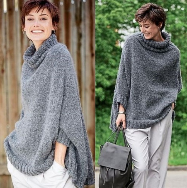 Moda anti-idade: Aqueça-se com um poncho no inverno