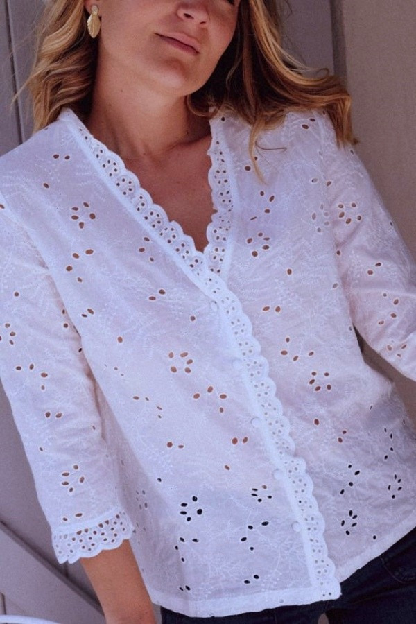 Moda anti-idade: A blusa de laise está de volta!