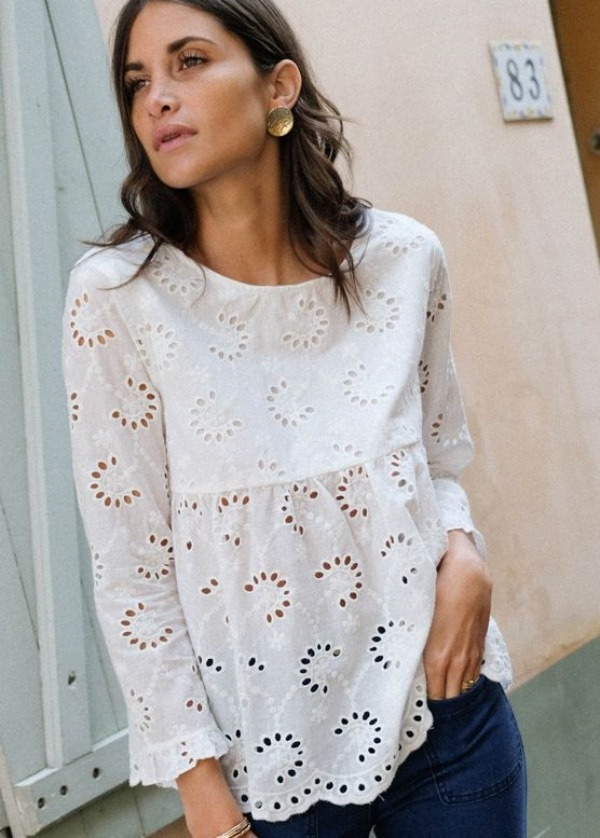 Moda anti-idade: A blusa de laise está de volta!