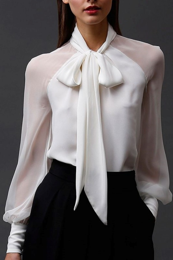 Moda Anti-idade: 16 Lindos Modelos de Blusa Branca