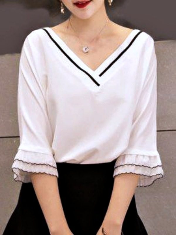 Moda Anti-idade: 16 Lindos Modelos de Blusa Branca