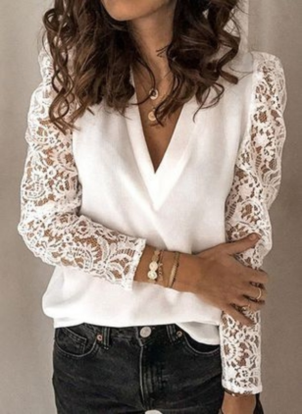 Moda Anti-idade: 16 Lindos Modelos de Blusa Branca