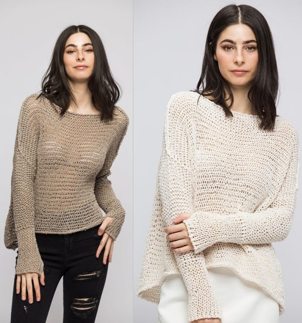 Moda anti-idade: As delicadas blusas de tricô para meia estação