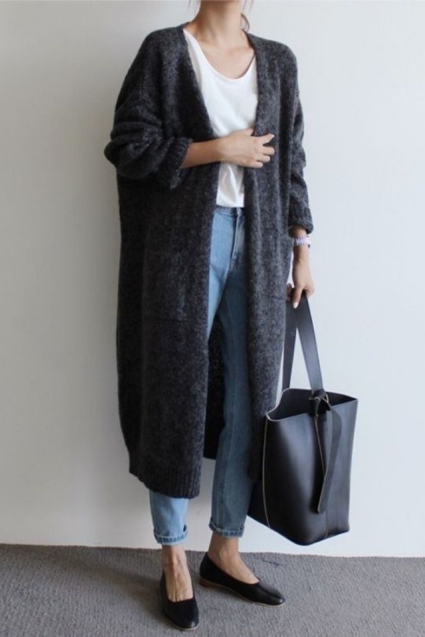 Moda anti-idade: 18 modelos de maxi cardigan