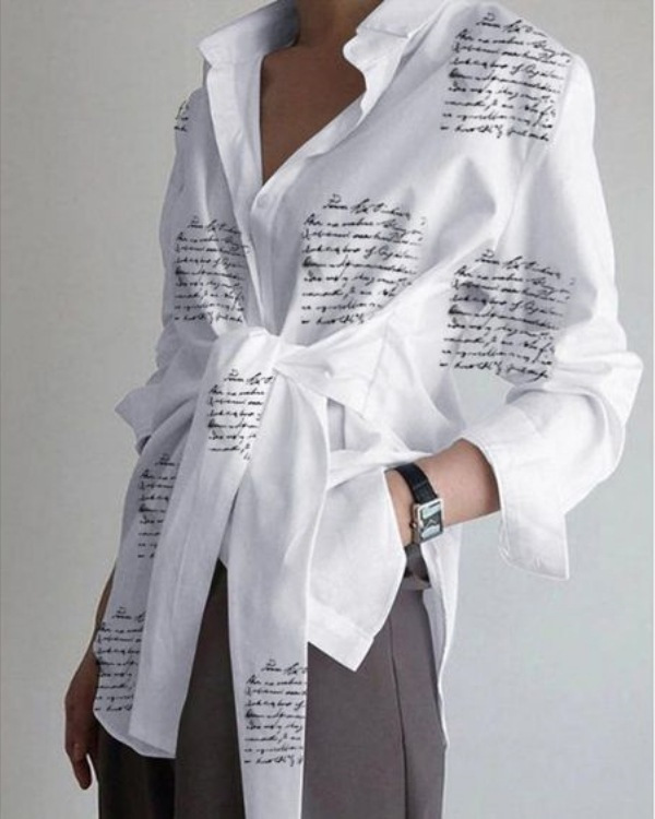 Moda anti-idade: 15 camisas  femininas e modernas