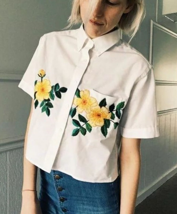 Blusa com bordado floral: 17 opções incríveis!