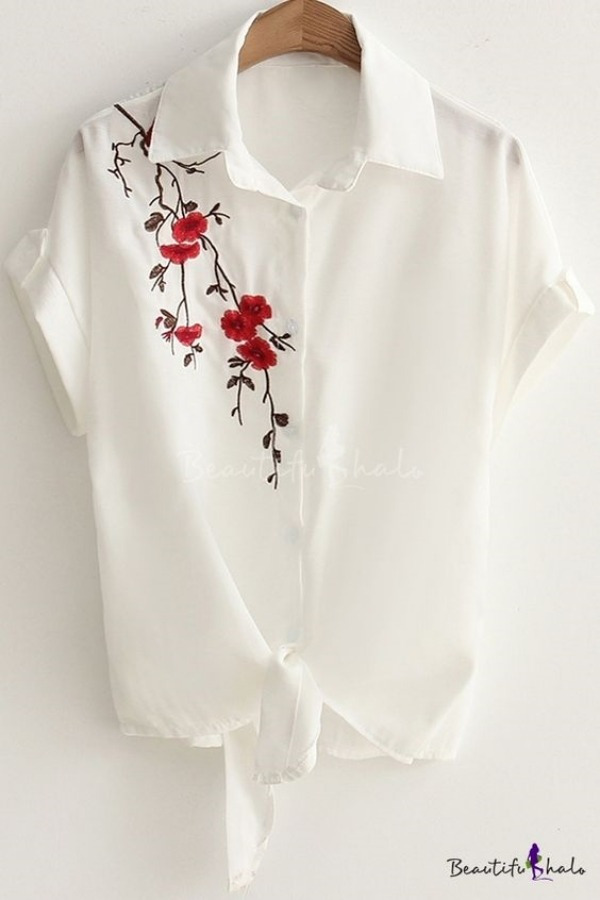 Moda Anti-idade: Camisa feminina com manga curta