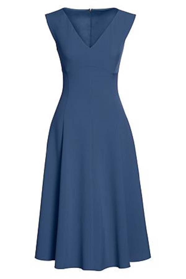 Lindos e modernos modelos de vestido básico evasê