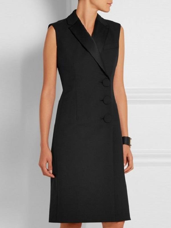 Um vestido básico social é sempre elegante
