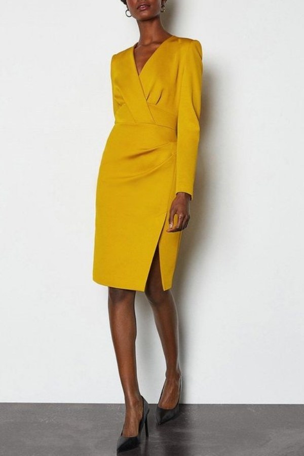 Um vestido básico social é sempre elegante