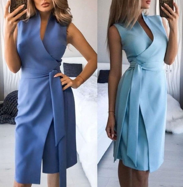 Um vestido básico social é sempre elegante