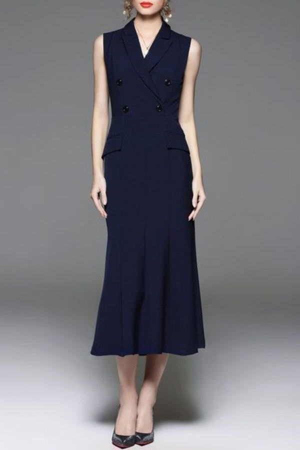 Um vestido básico social é sempre elegante