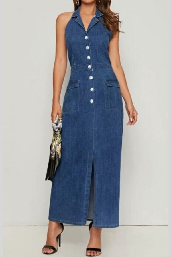 É tendência: Vestido com botões frontais