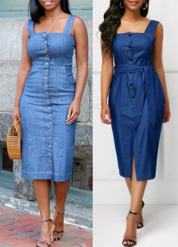 É tendência: Vestido com botões frontais