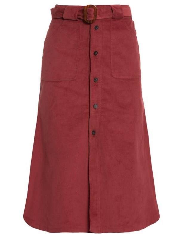 Moda dia a dia: 15 modelos de saia com botões