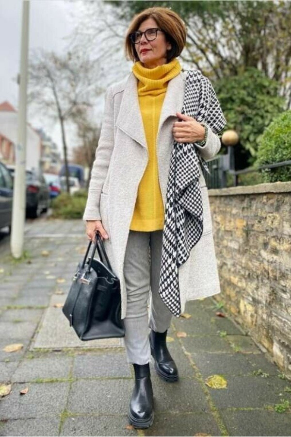 Modelos de poncho e echarpe – Acessórios para o inverno