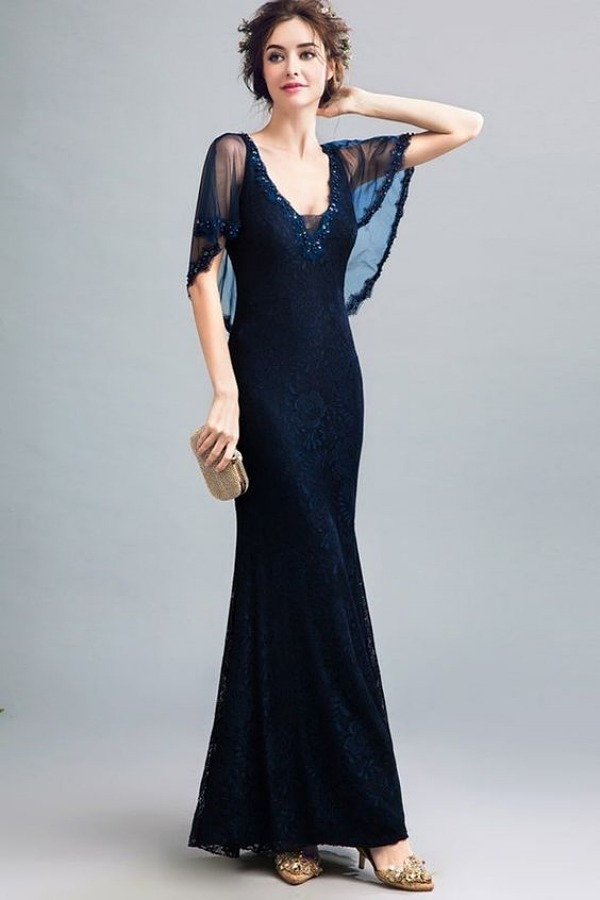 Moda festas: 22 Modelos de vestidos de festa com capa