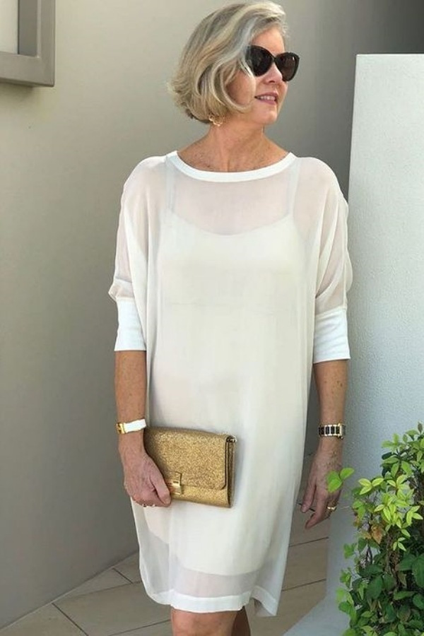 Moda anti-idade: Estilo easy chic para uma festa