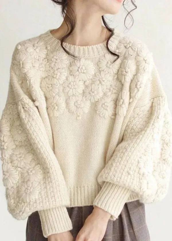 Artesanato na Moda: 20 modelos de blusa de lã com bordado