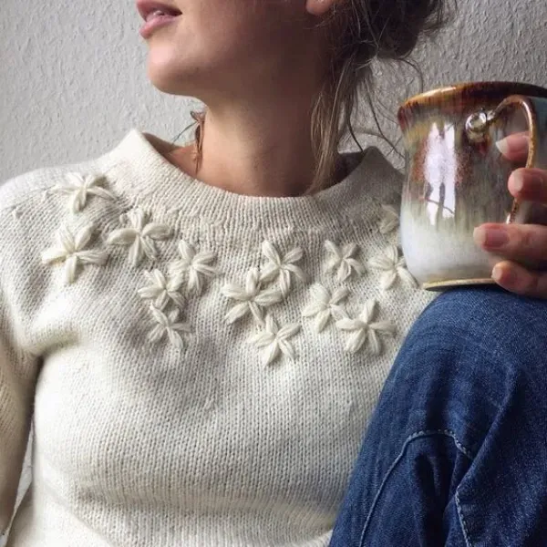 Artesanato na Moda: 20 modelos de blusa de lã com bordado