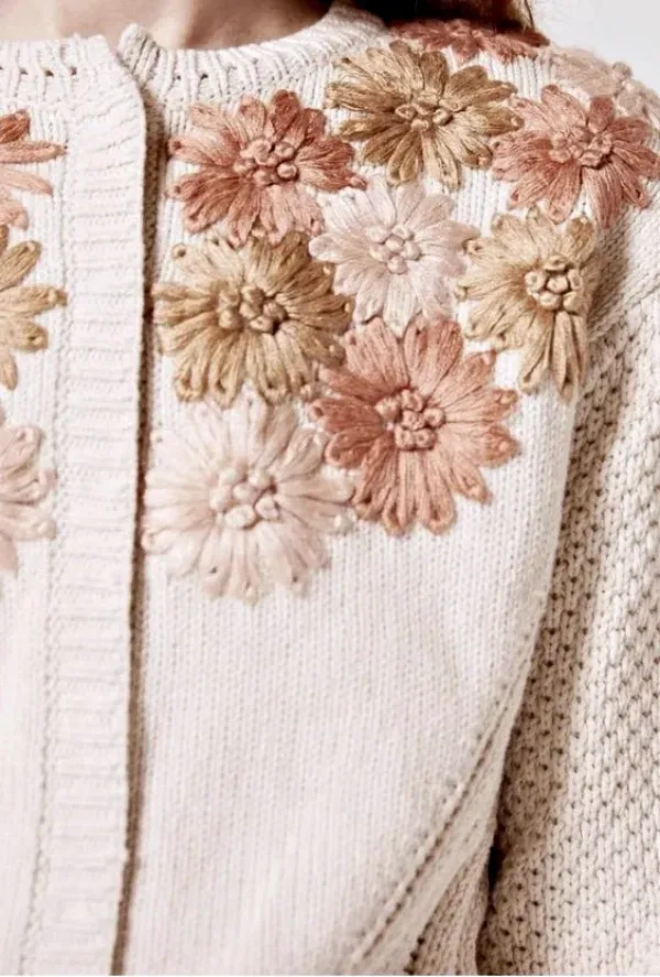 Artesanato na Moda: 20 modelos de blusa de lã com bordado