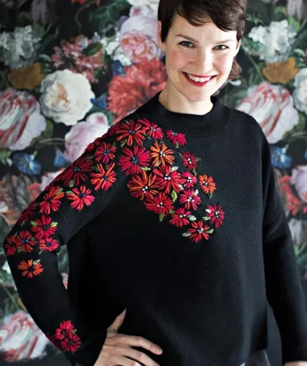 Artesanato na Moda: 20 modelos de blusa de lã com bordado