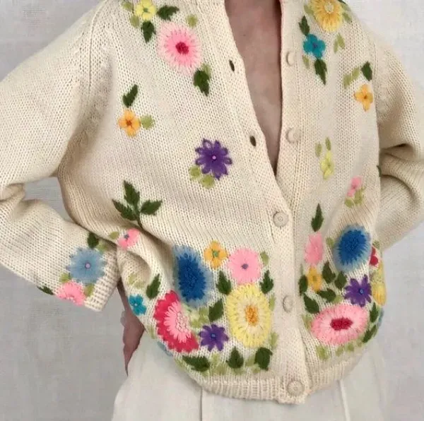 Artesanato na Moda: 20 modelos de blusa de lã com bordado