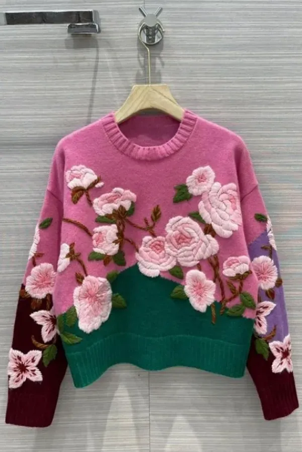 Artesanato na Moda: 20 modelos de blusa de lã com bordado
