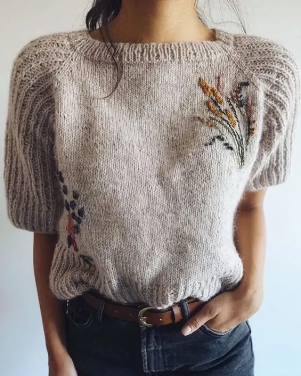 Artesanato na moda: 20 inspirações da moda do bordado em blusas