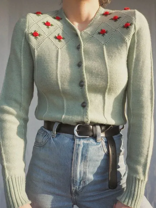 Artesanato na moda: 20 inspirações da moda do bordado em blusas