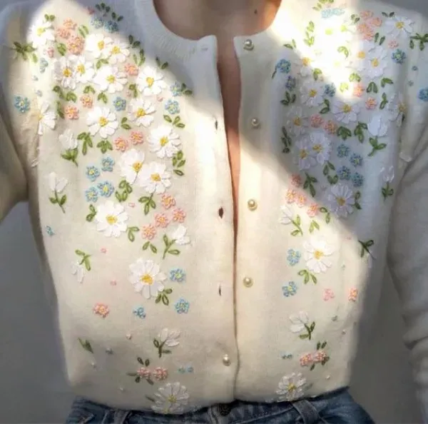 Artesanato na moda: 20 inspirações da moda do bordado em blusas