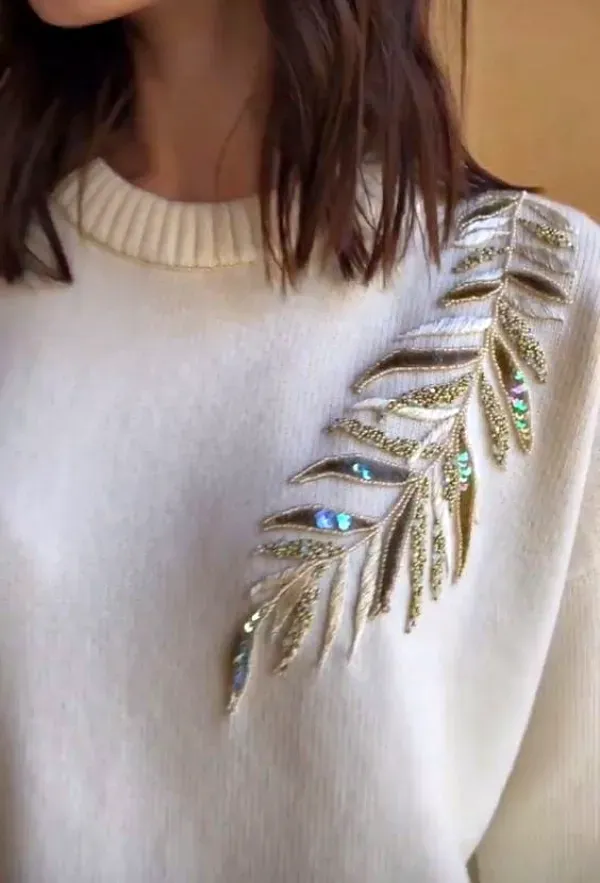 Artesanato na moda: 20 inspirações da moda do bordado em blusas