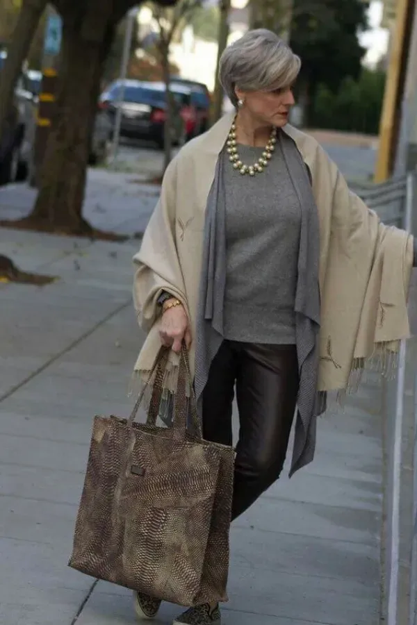 Moda Anti-idade: Moda inverno sport chic na terceira idade