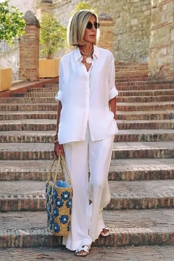 Moda anti-idade: A moda em duas peças sempre chic !