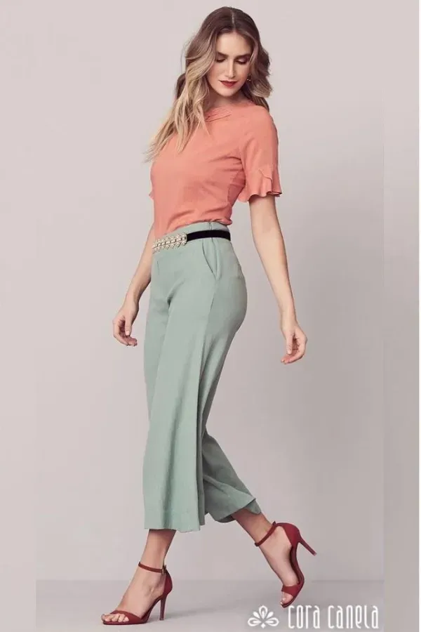 Moda com as cores da primavera