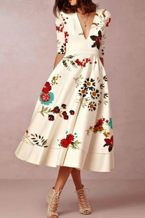 13 vestidos florais com a cara da primavera