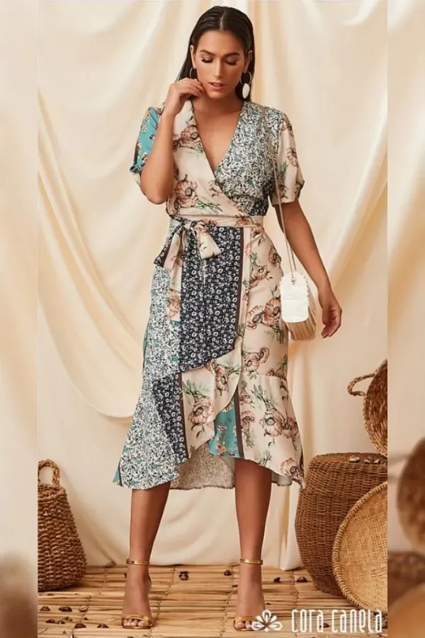 13 vestidos florais com a cara da primavera