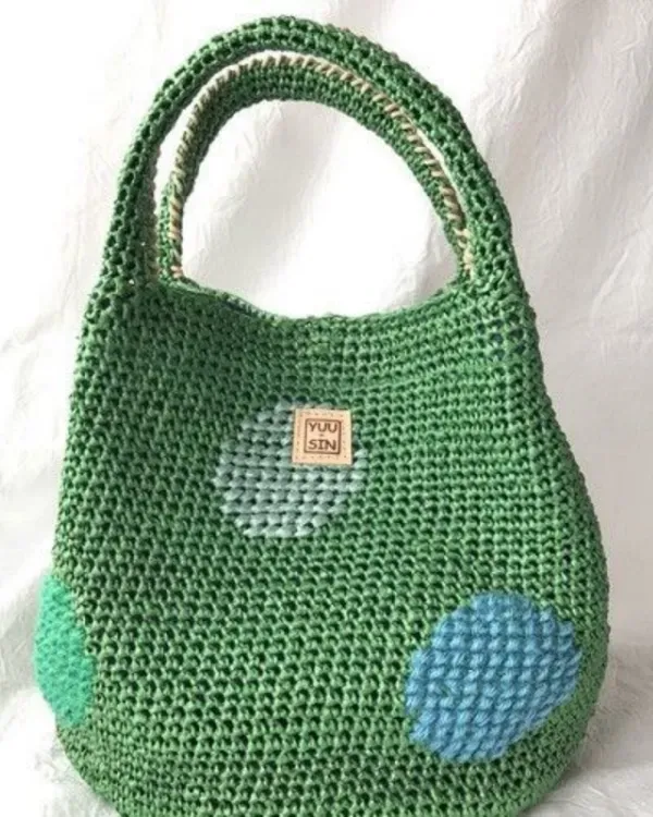Artesanato na Moda: Bolsas feitas com ponto baixo de crochê
