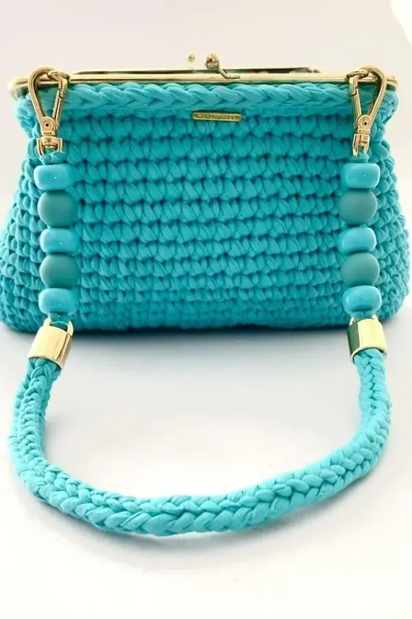+12 Modelos de bolsa pequena feitas com ponto baixo de crochê