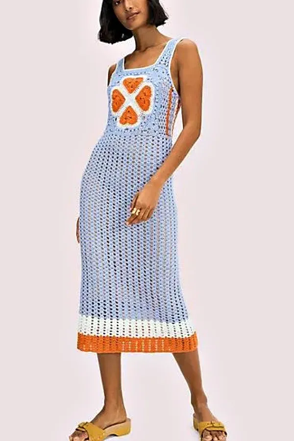 Artesanato na moda: Lindos vestidos de crochê para o verão