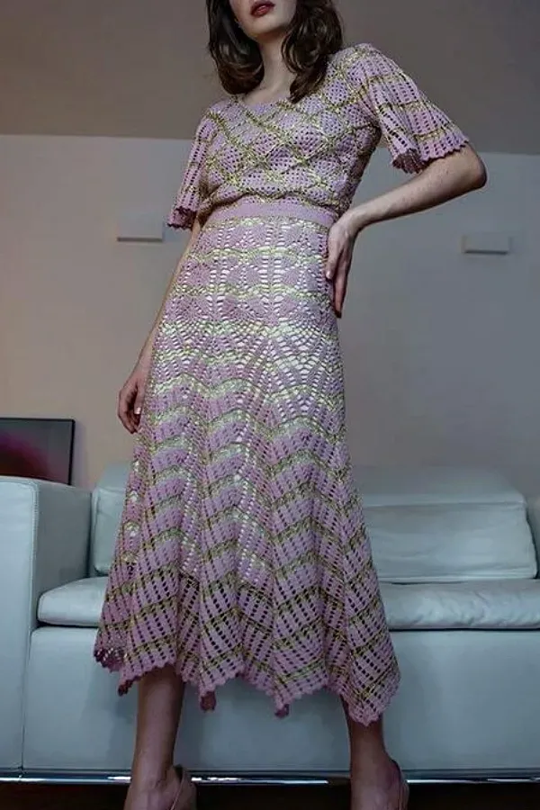 Artesanato na Moda: +16 Modelos de vestido de crochê para o verão