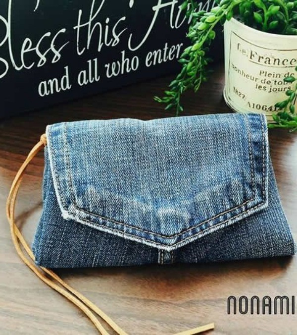 Sustentabilidade na Moda: 19 Inspirações de Bolsas Feitas com Jeans Reciclado
