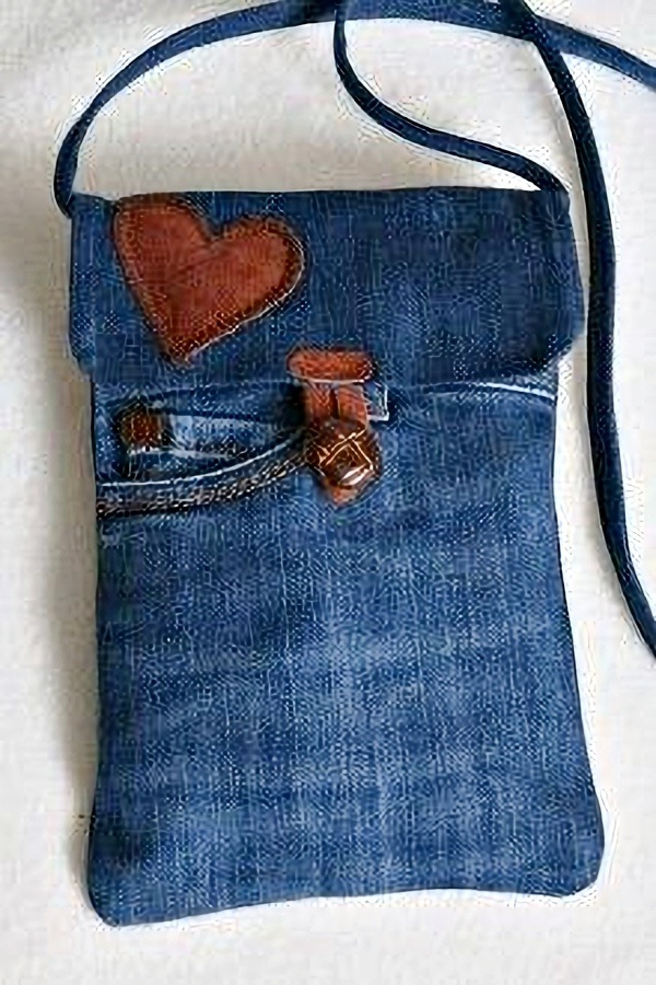 Sustentabilidade na Moda: 19 Inspirações de Bolsas Feitas com Jeans Reciclado