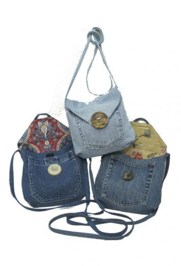 Sustentabilidade na Moda: 19 Inspirações de Bolsas Feitas com Jeans Reciclado