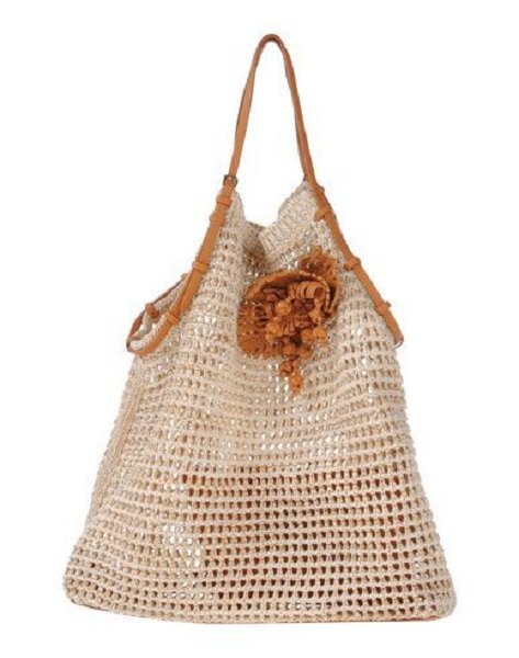 Do estilista Ermanno Scervino - bolsa de grife em crochê