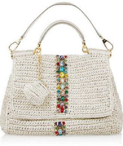 Faça você mesma uma bolsa de grife em crochê Dolce Gabbana